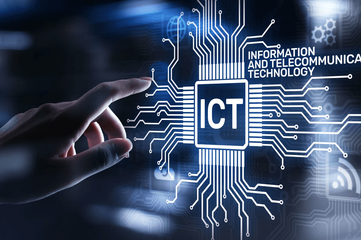 ICT digital infrastructure and circuit visualization